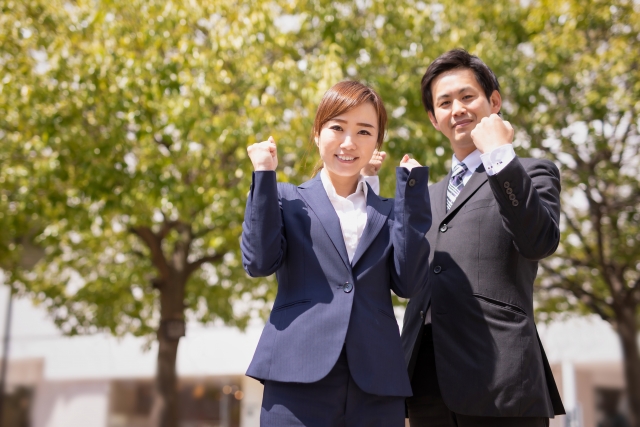 やる気満々の社員